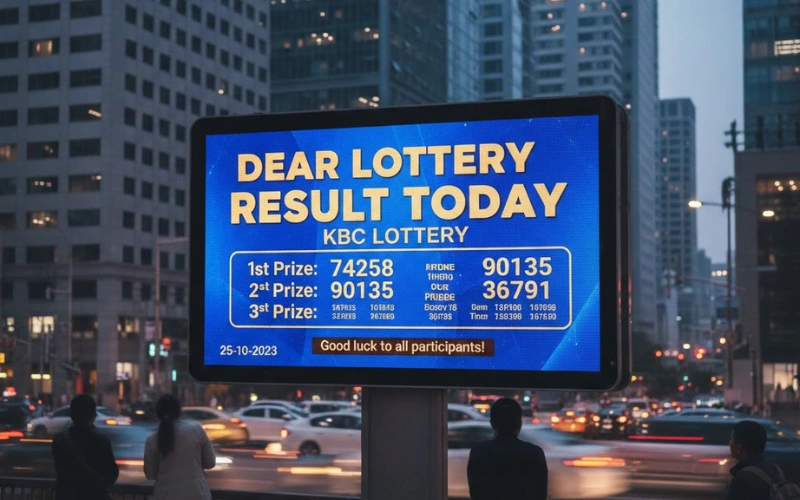 Dear Lottery Result Today at KBC Lottery featured image